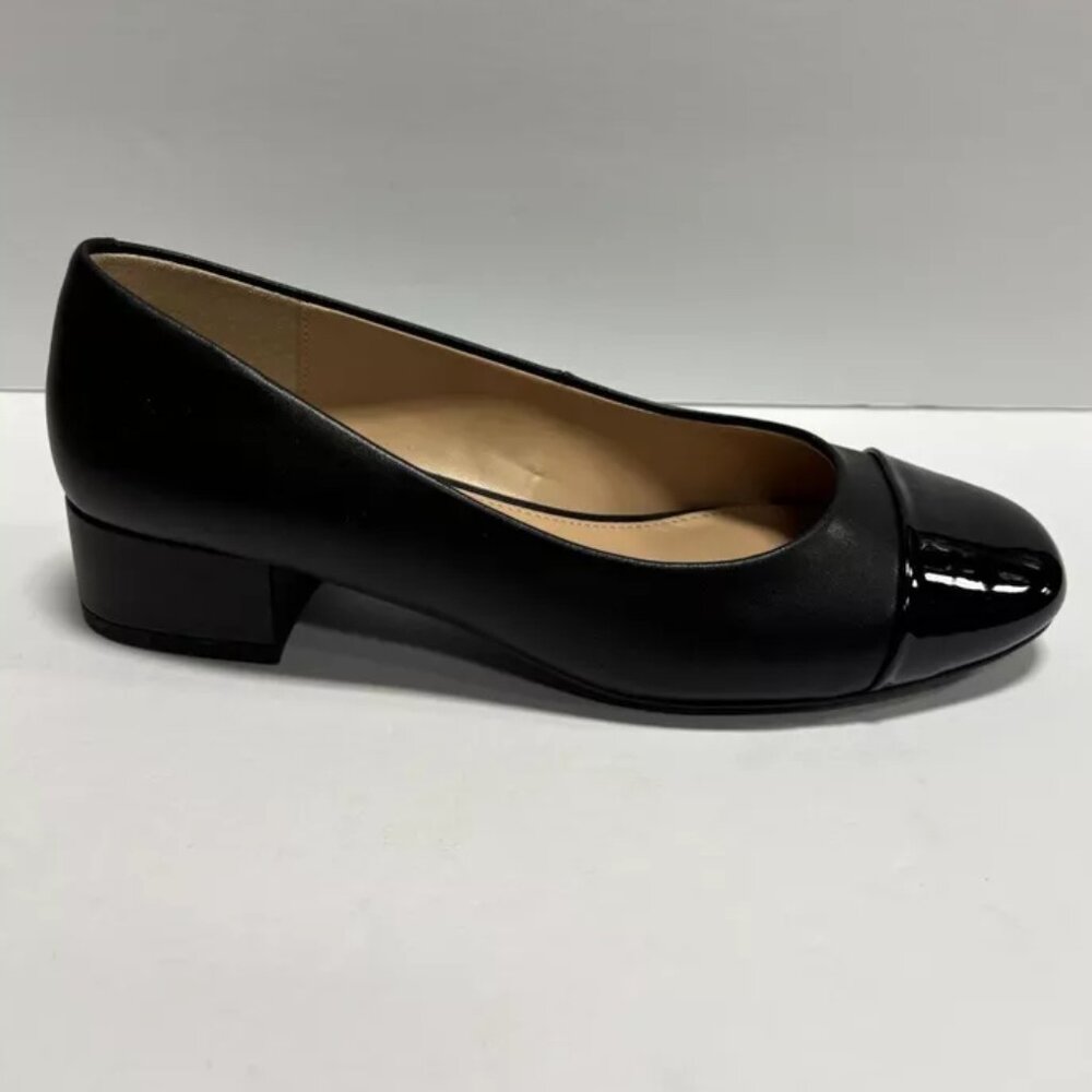 Steve Madden Women’s Smyth, Black Block Heel Pumps, Size 7.5 M